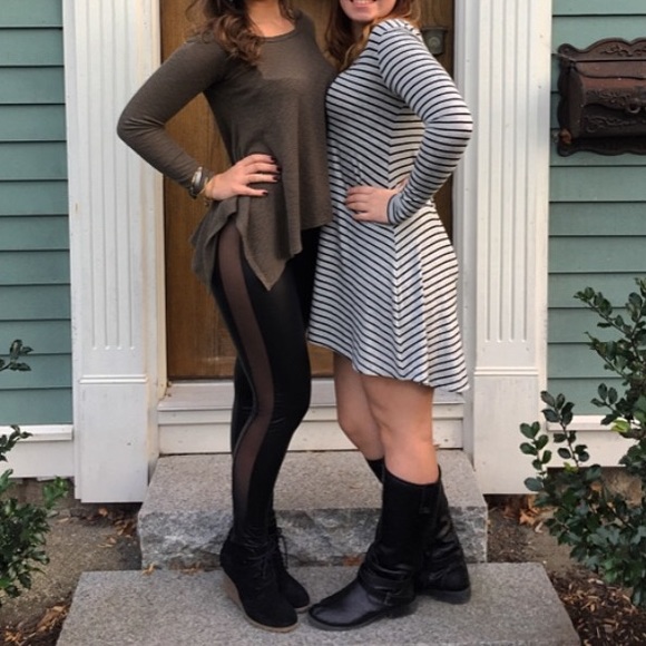 Long Sleeve Striped Dress - Picture 3 of 3